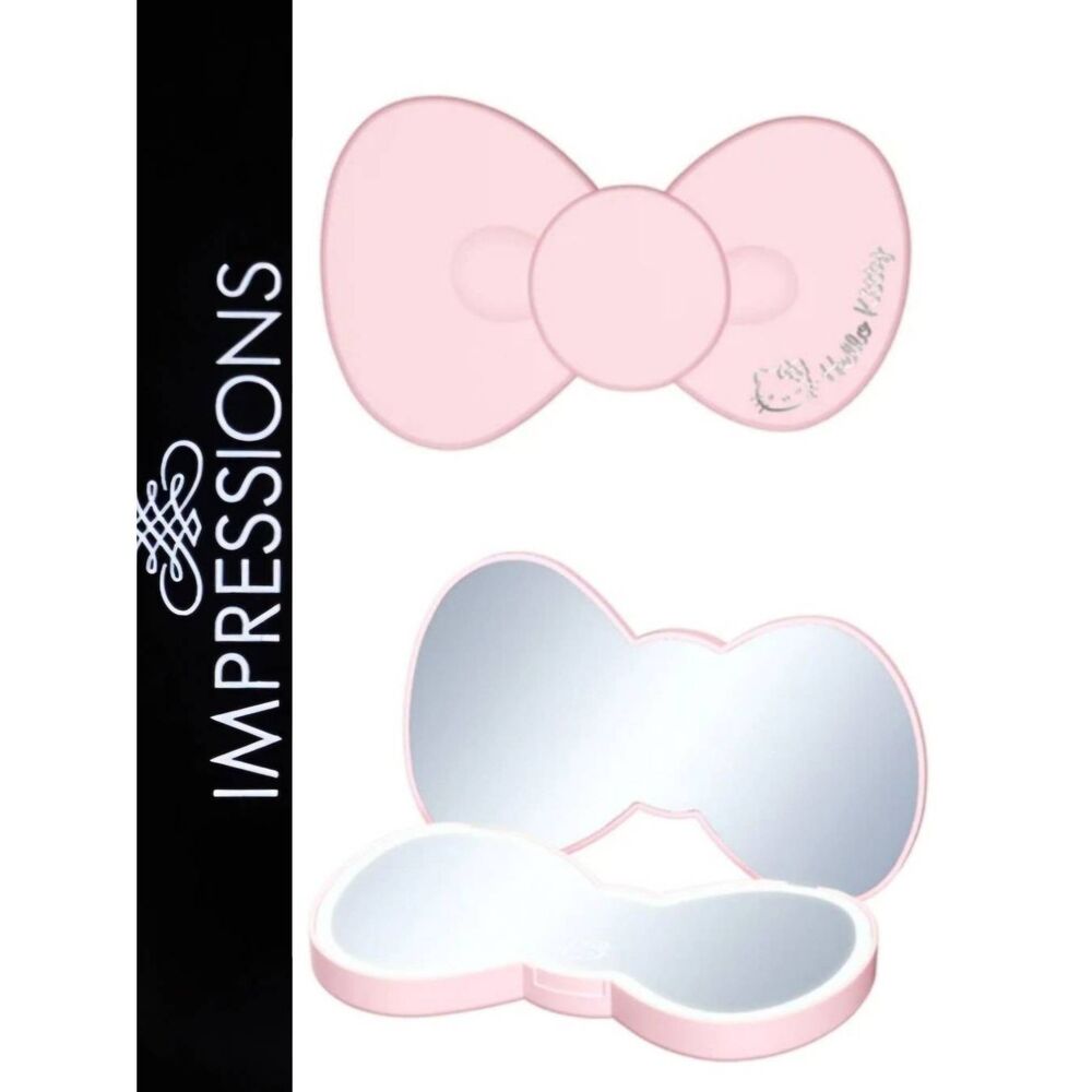 Impressions X Hello Kitty Bow LED Compact Mirror- Small